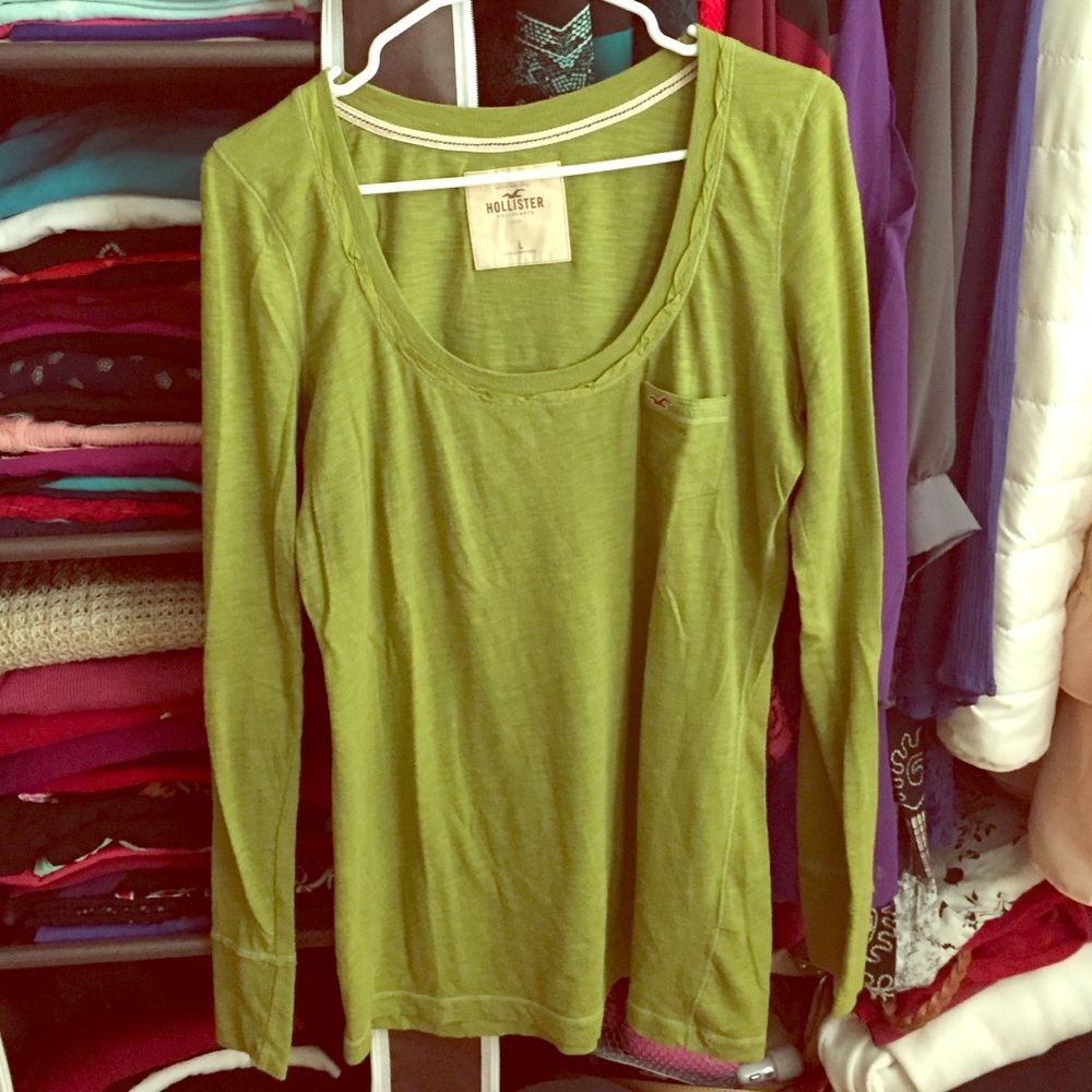 Hollister Green Shirt
